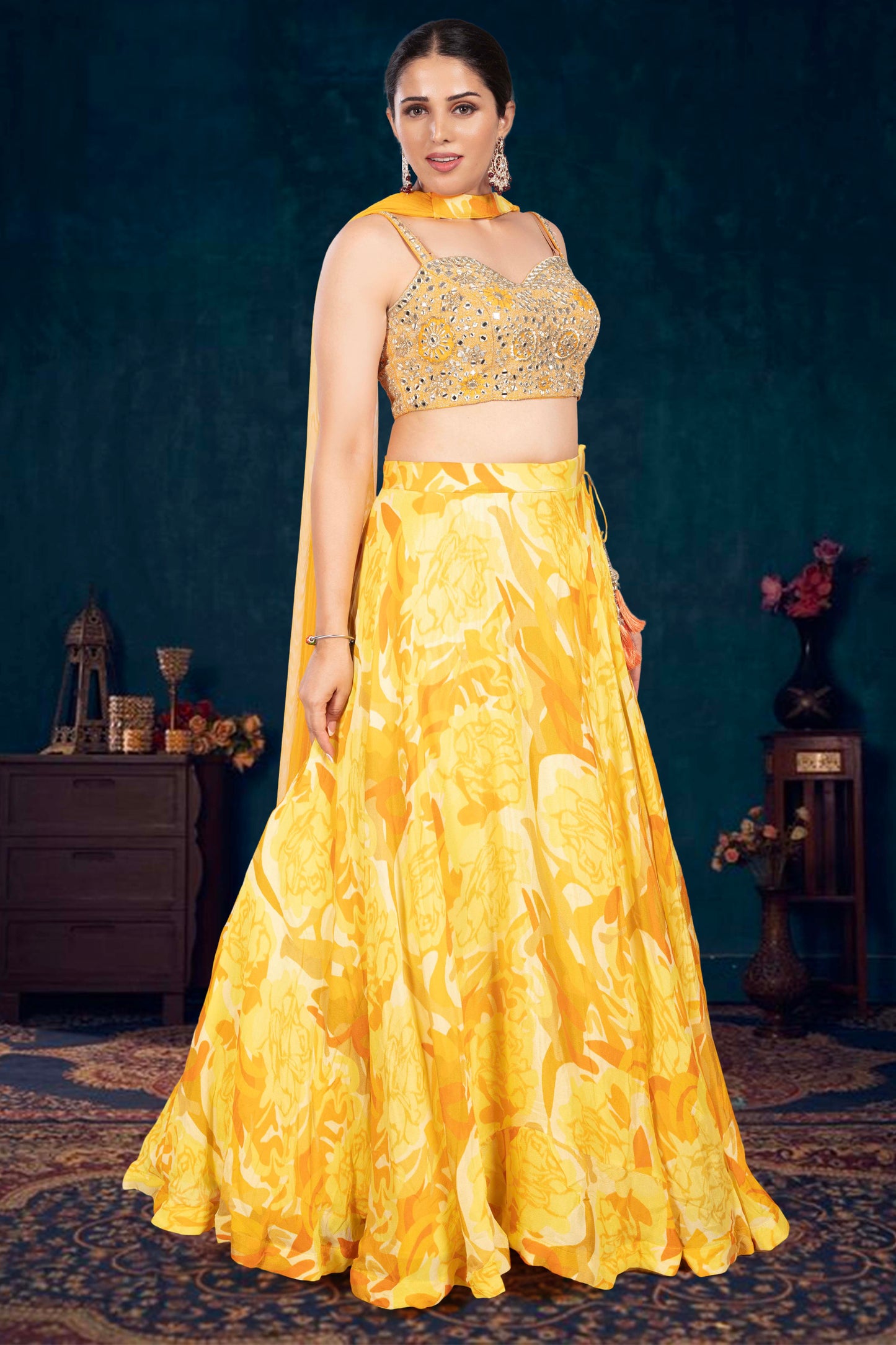 Party Wear Lehenga D-336