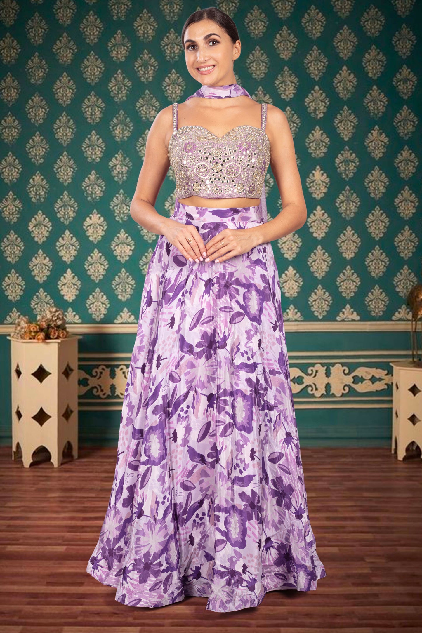 Party Wear Lehenga D-347