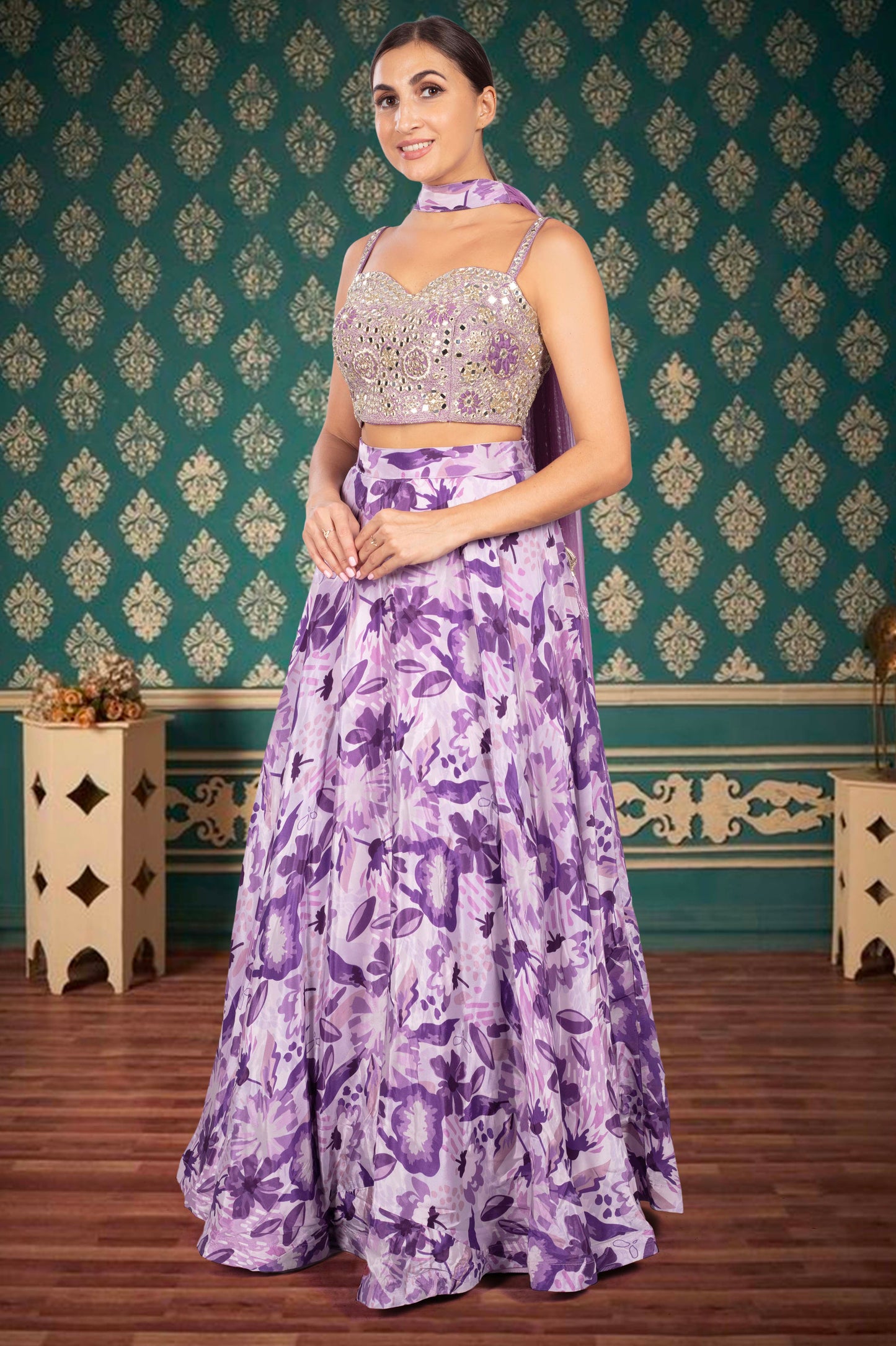 Party Wear Lehenga D-347