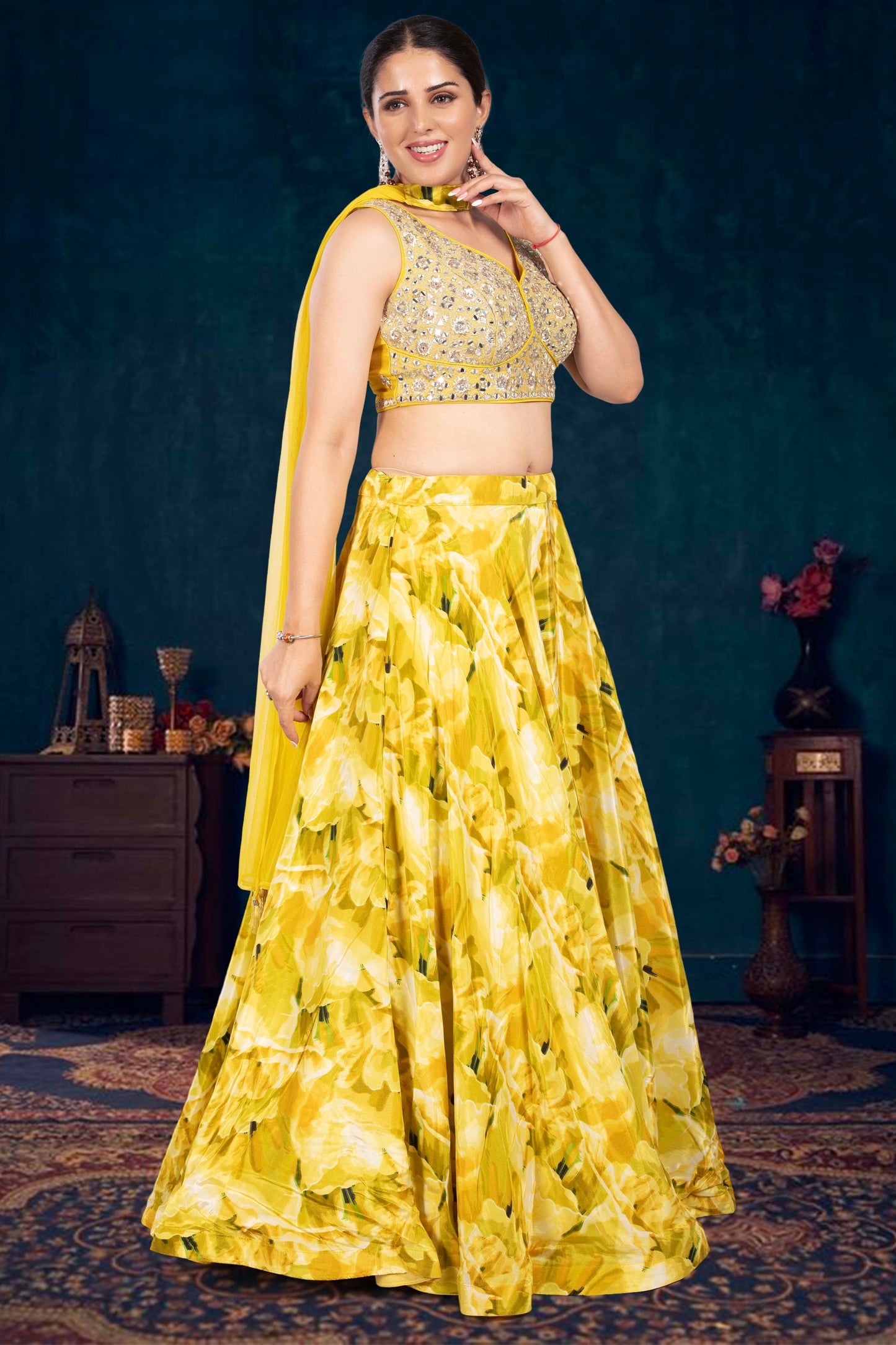 Party Wear Lehenga D-327