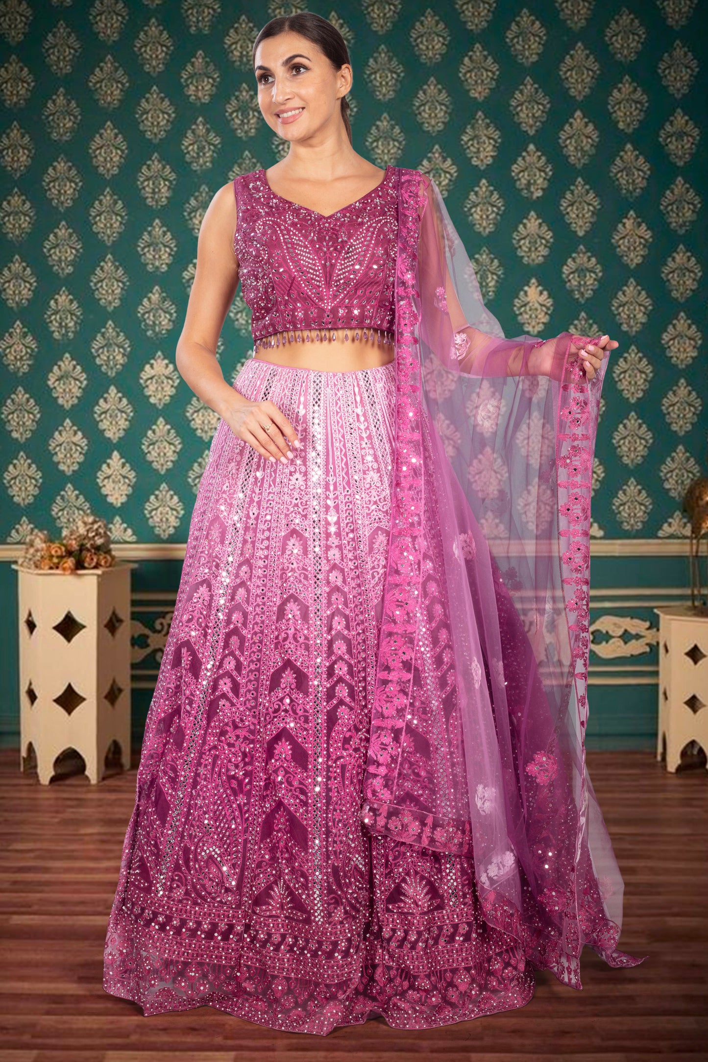 Party Wear Lehenga D-329