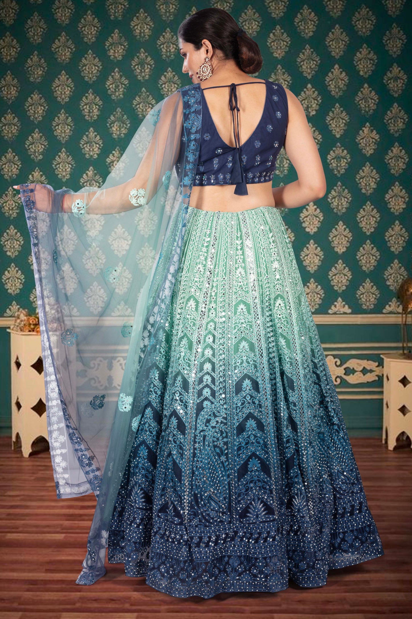 Party Wear Lehenga D-328