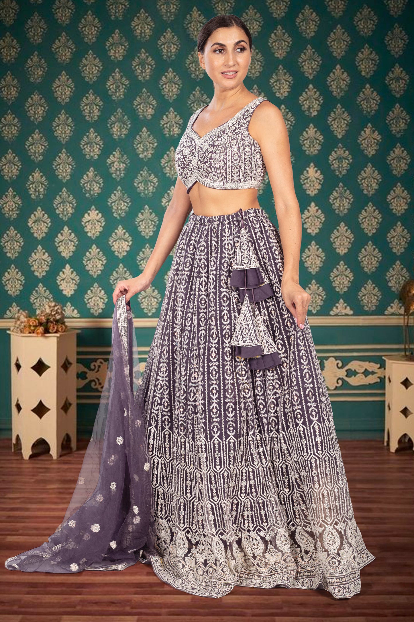 Party Wear Lehenga D-330