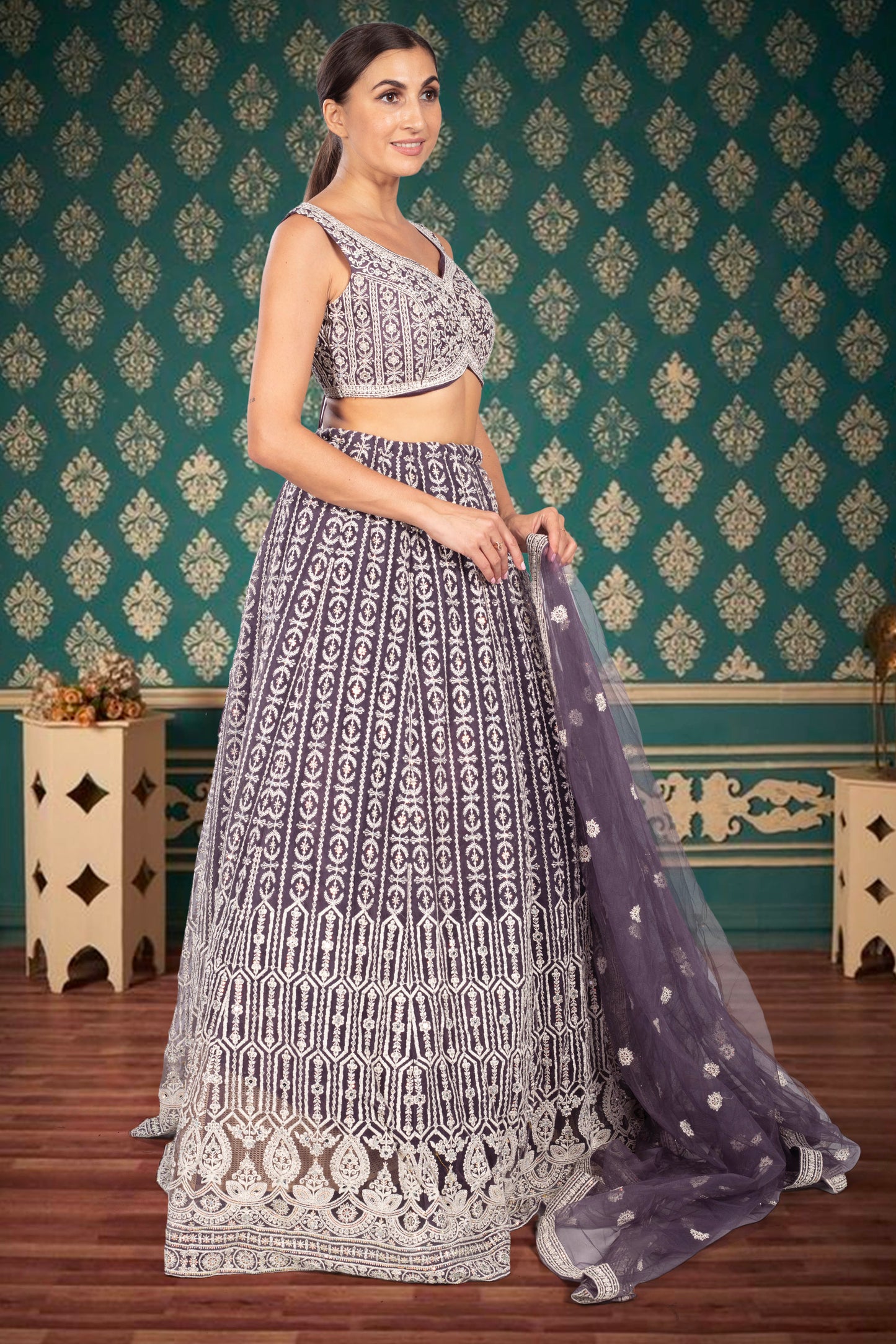 Party Wear Lehenga D-330