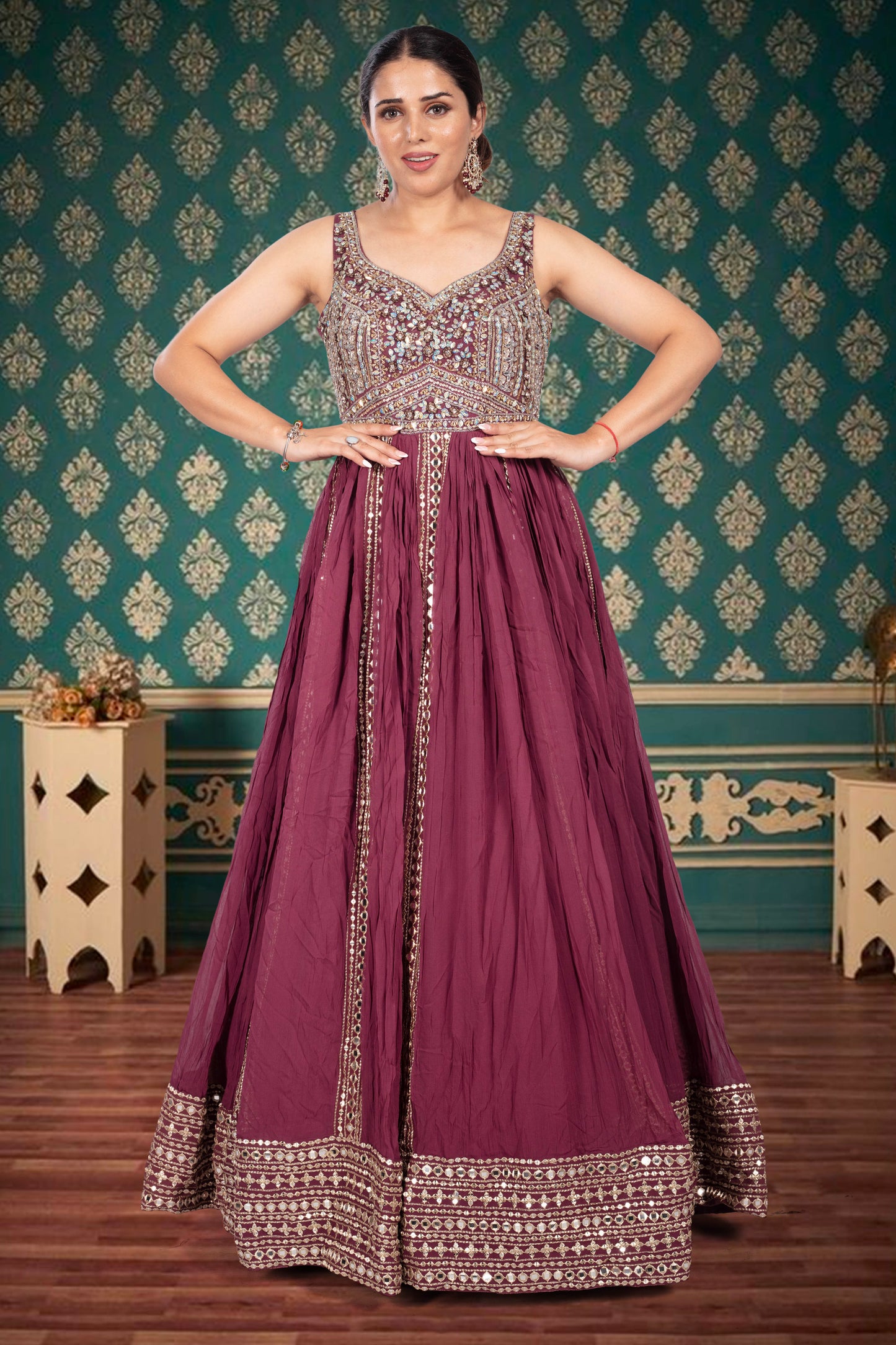 PartyWear Anarkali-061