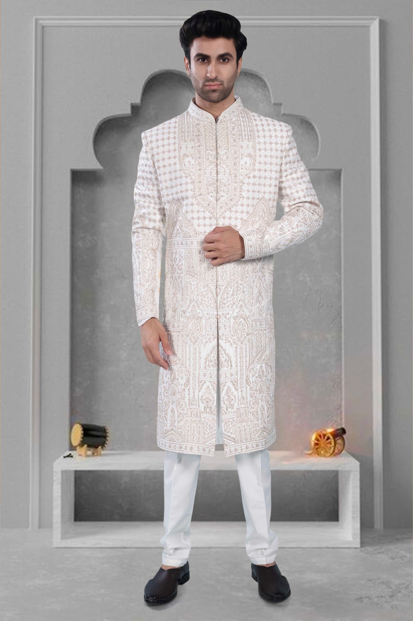 Mens Sherwani U02-S318