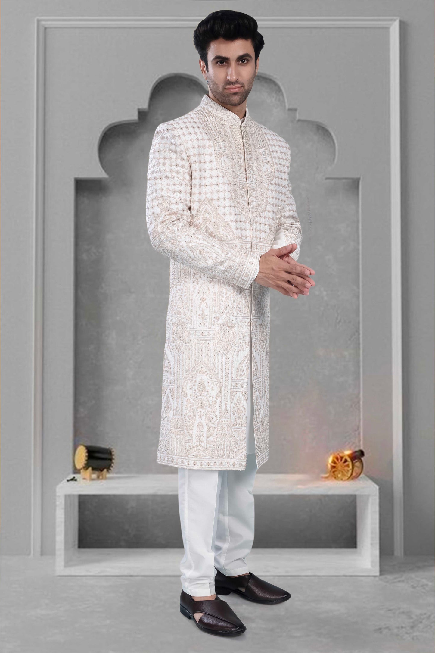 Mens Sherwani U02-S318