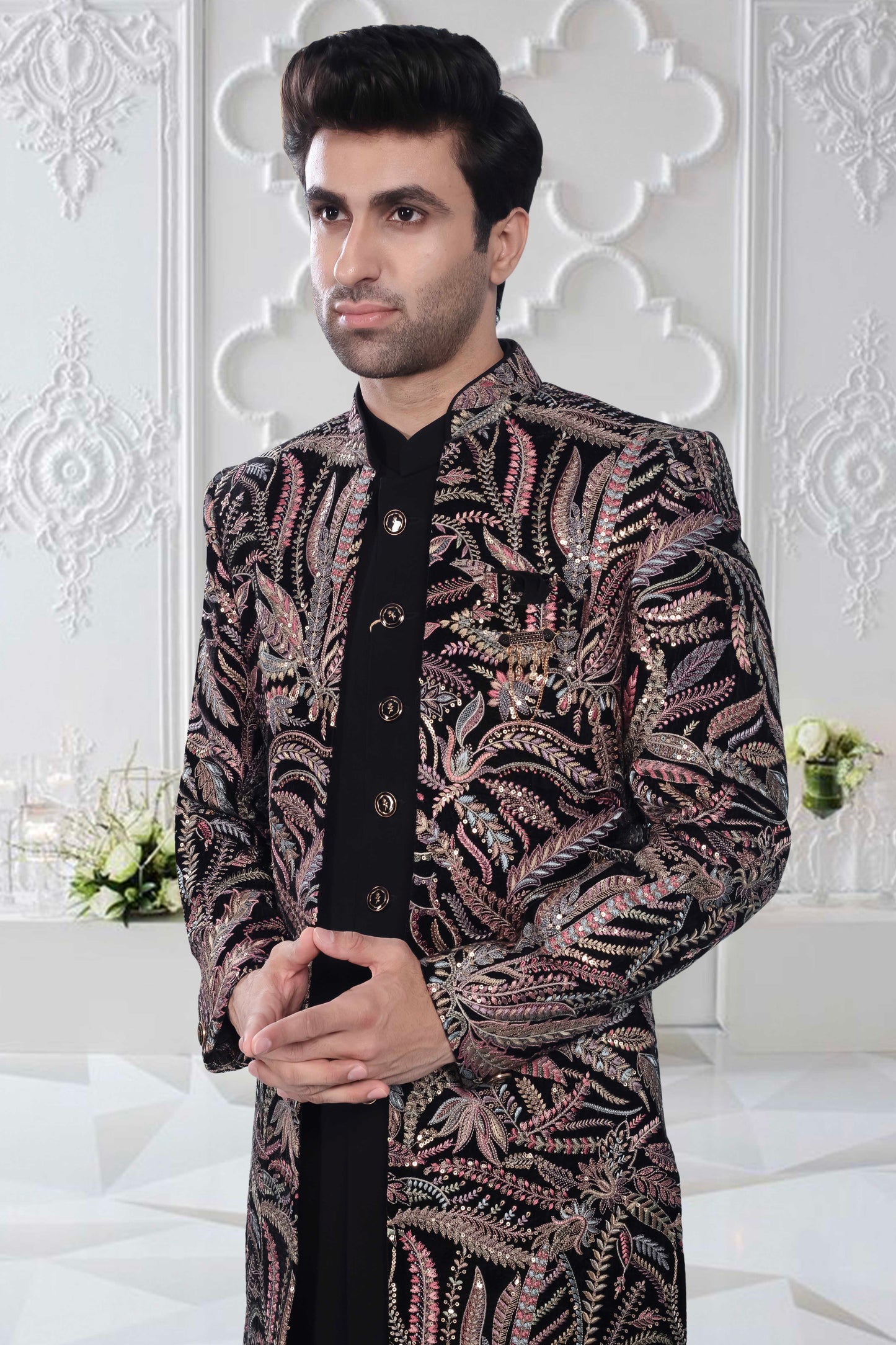 Mens Sherwani U02-S315