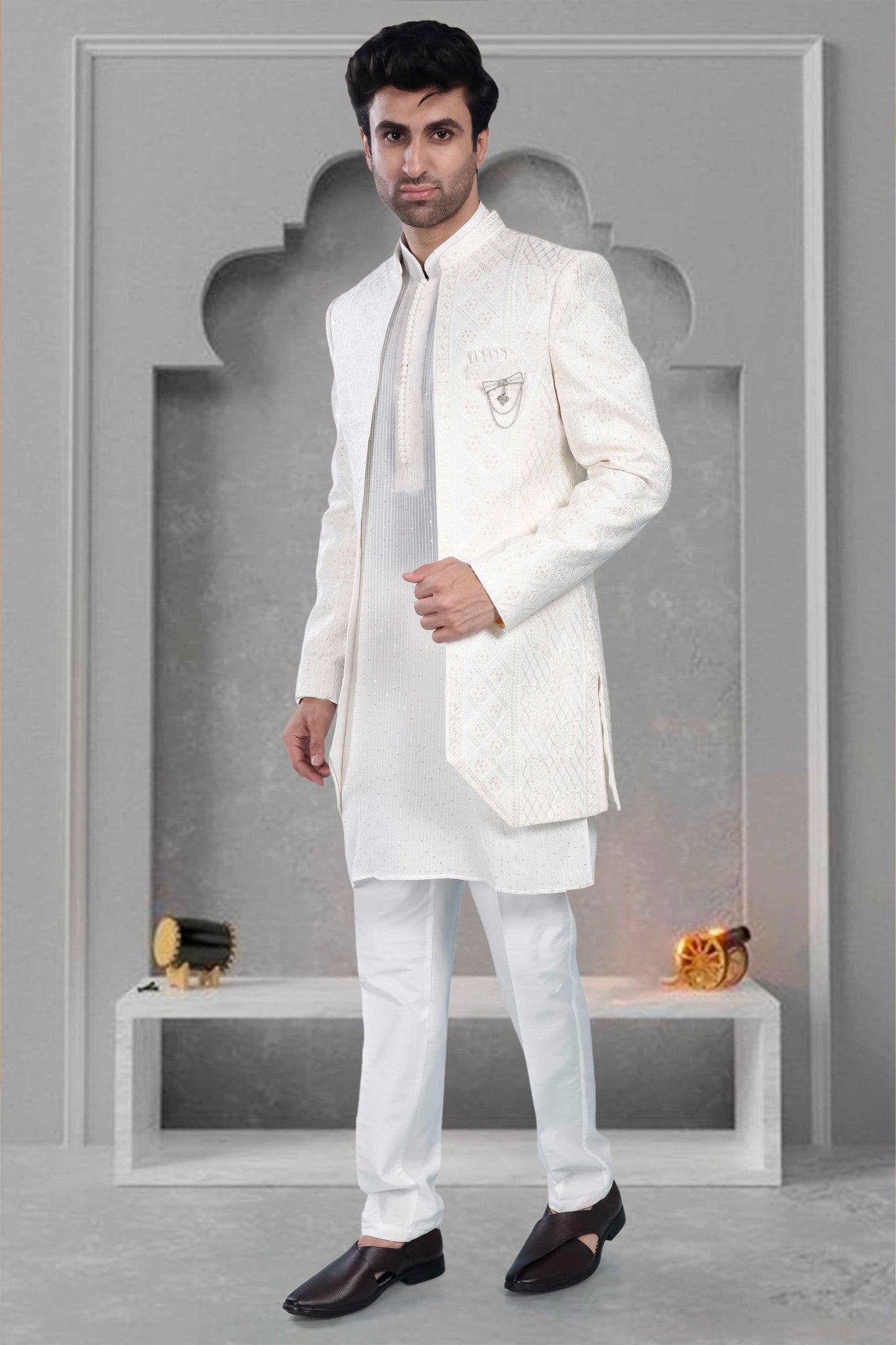 Mens Sherwani U02-S321