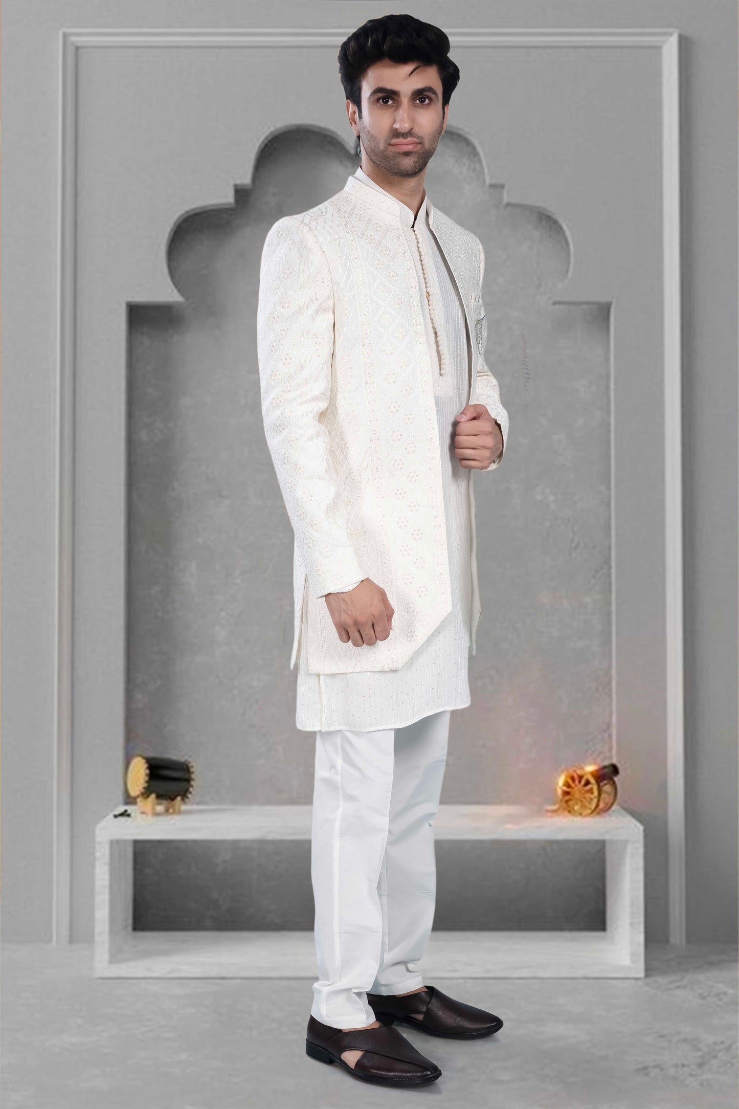 Mens Sherwani U02-S321