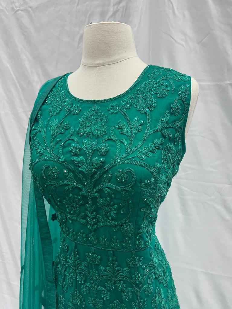 Green Anarkali-016