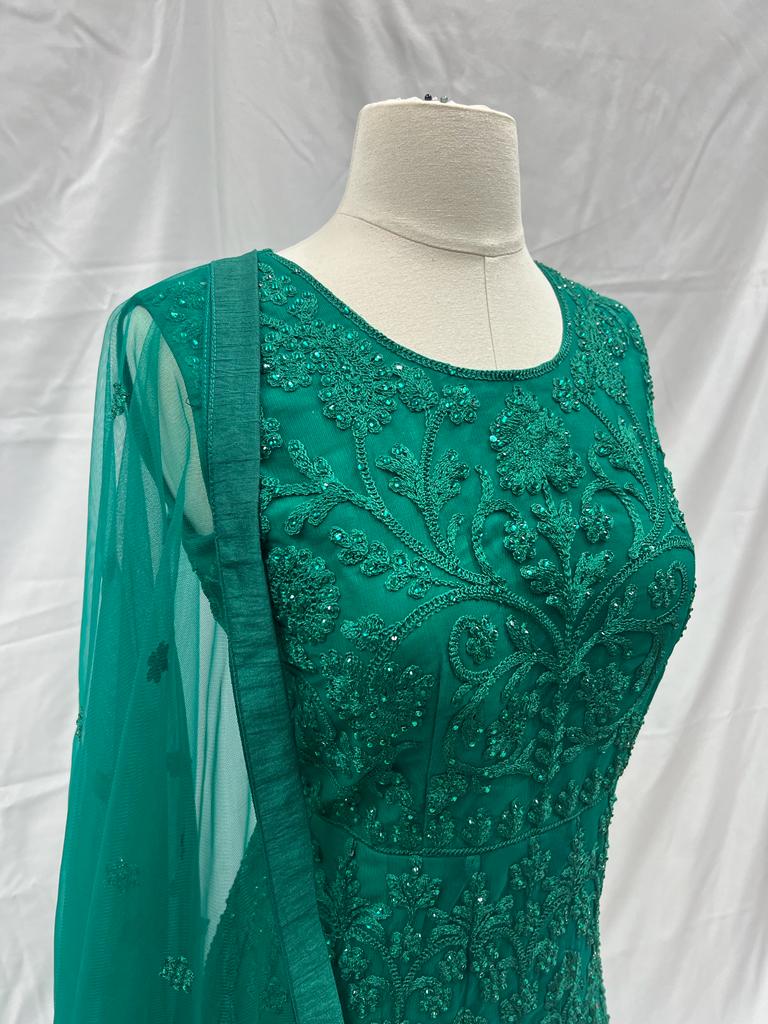 Green Anarkali-016