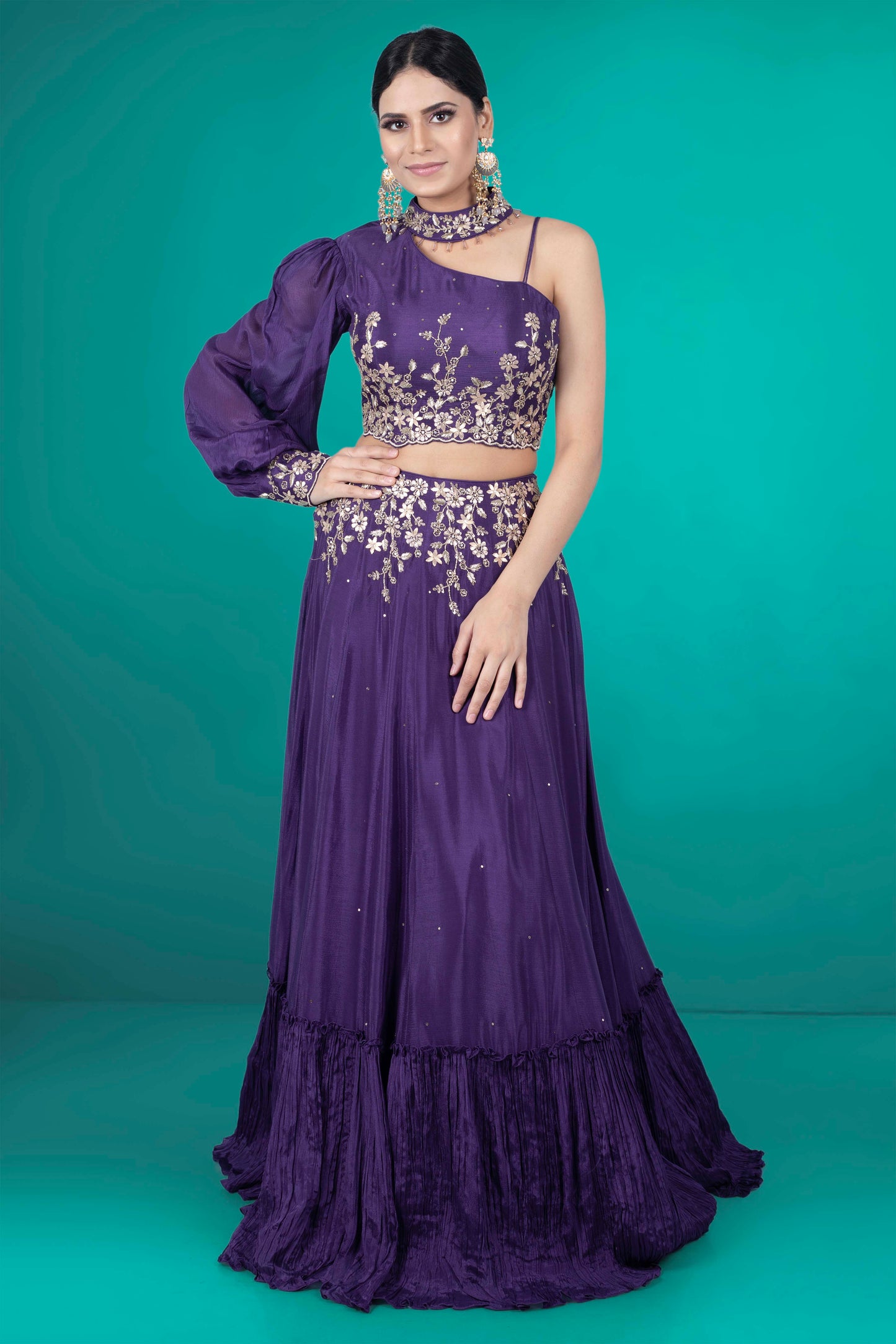 Party Wear Lehenga D-243