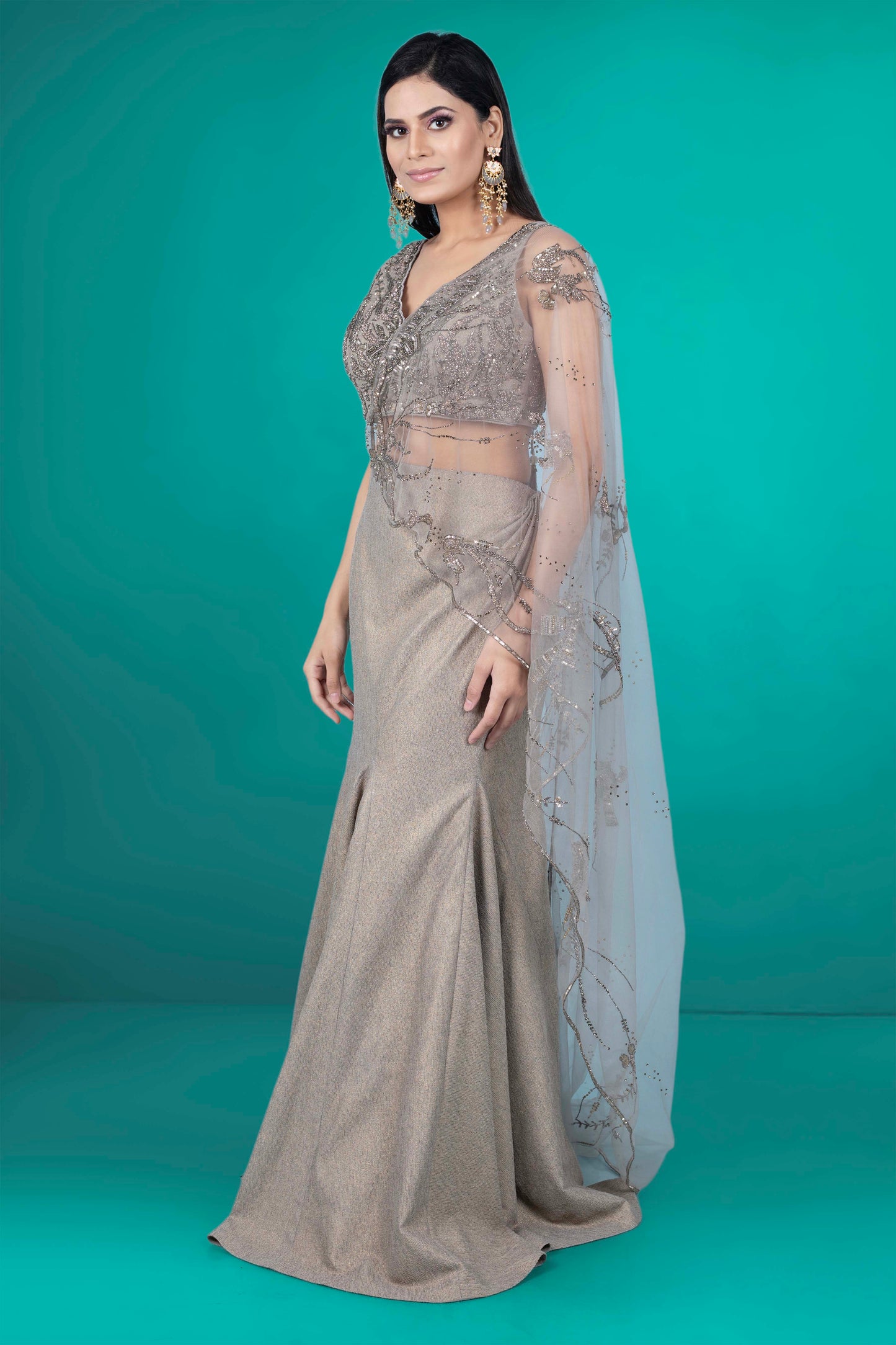 Party Wear Saree D-235