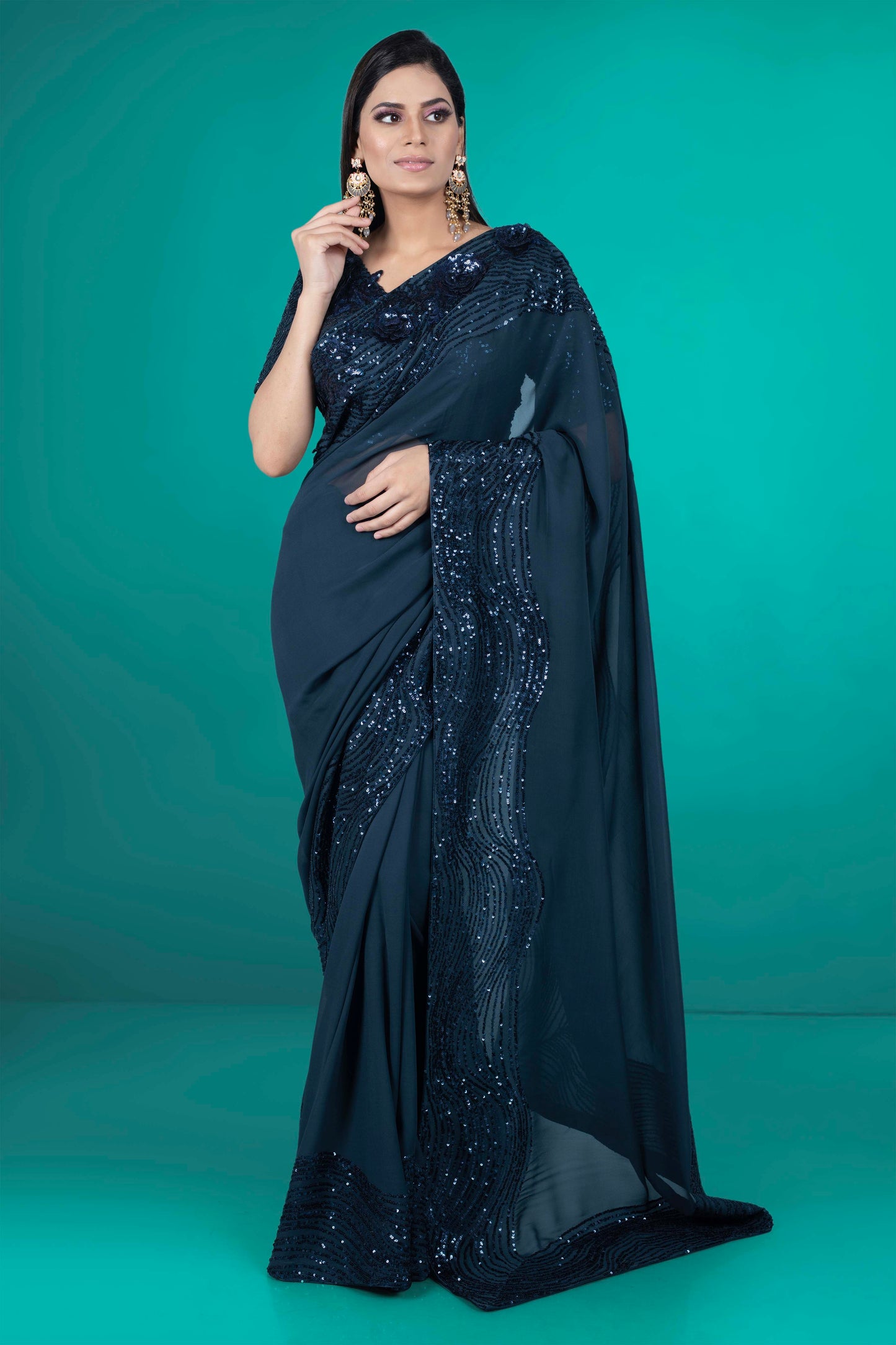 Party Wear Saree D-207