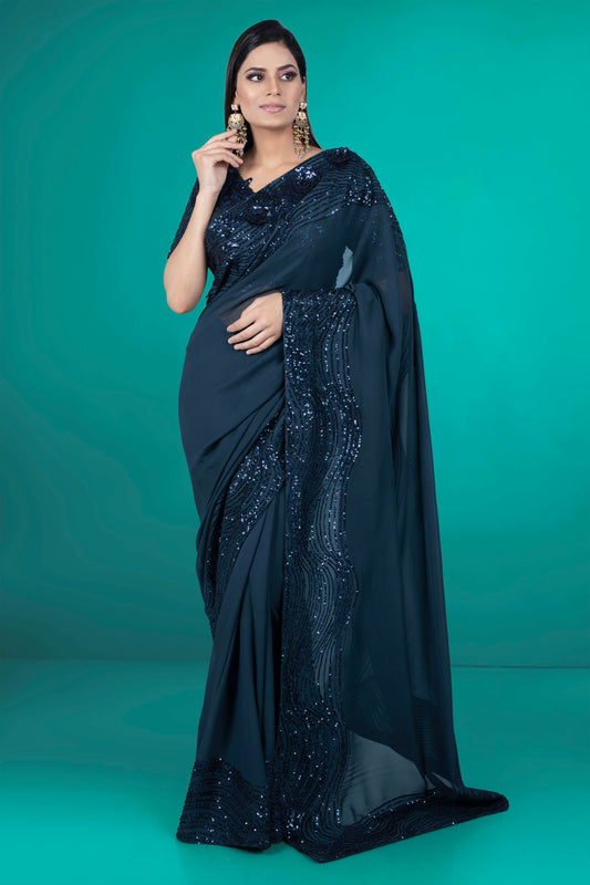 Party Wear Saree D-207