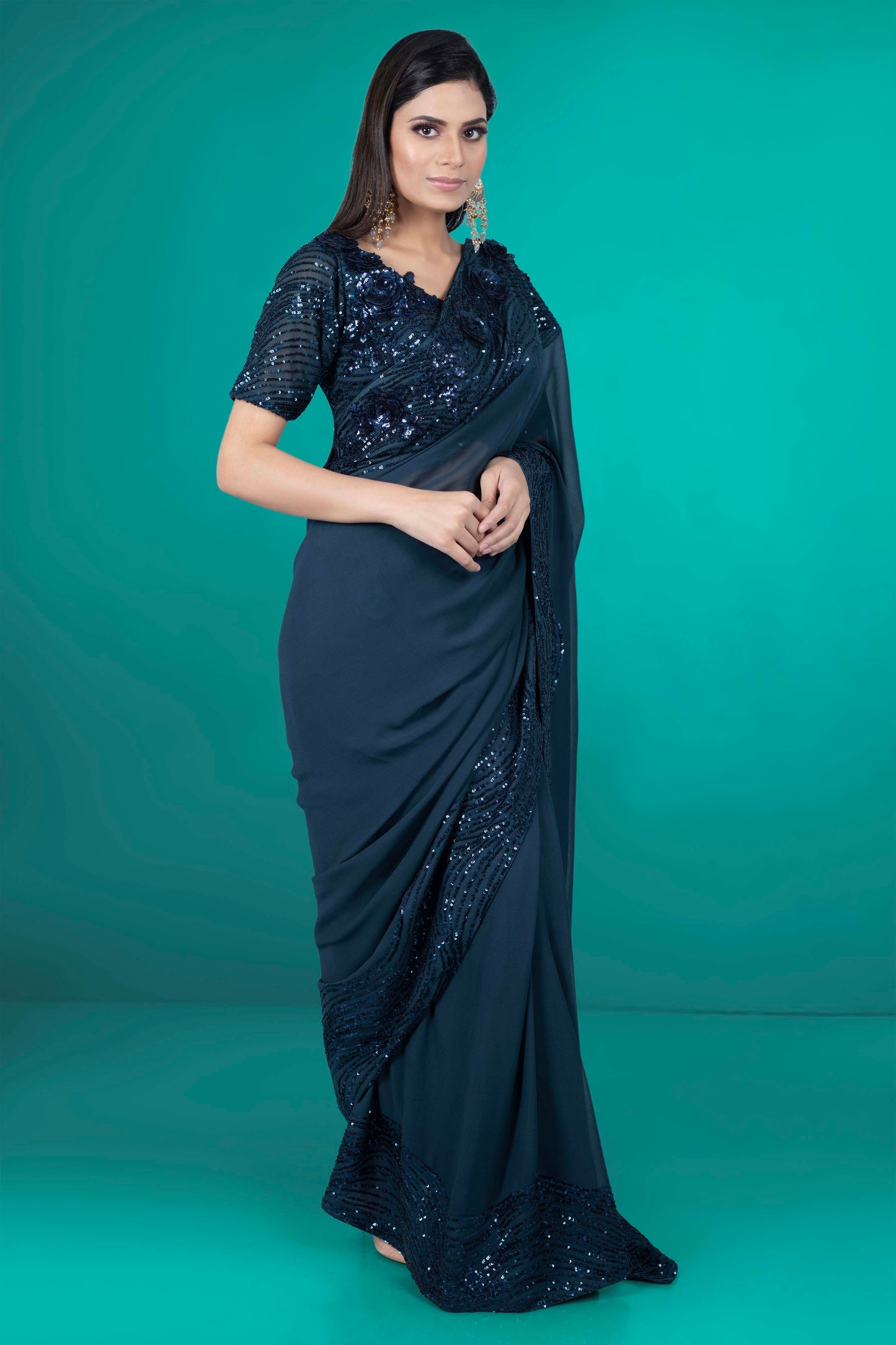 Party Wear Saree D-207