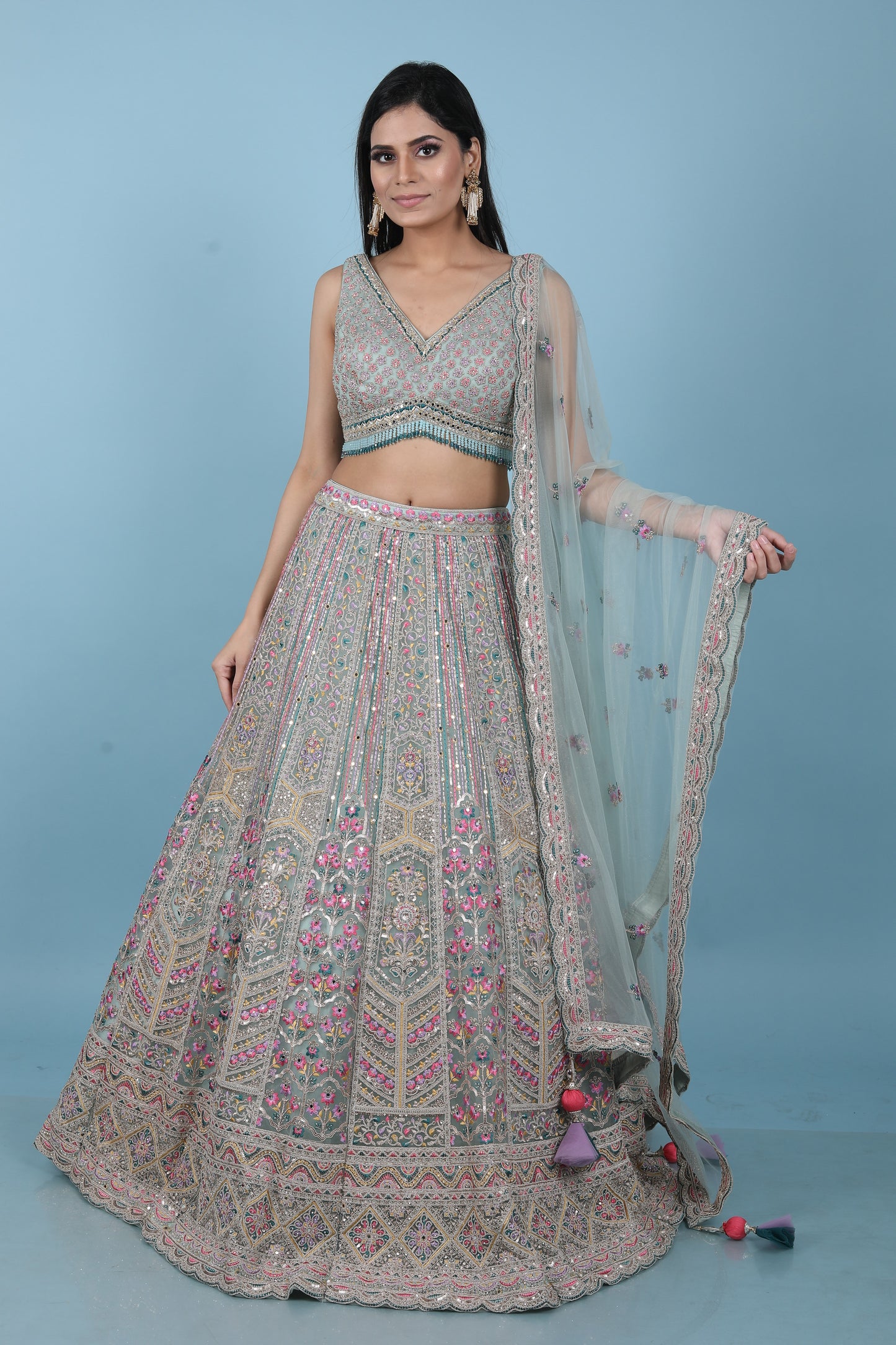 Party Wear Lehenga D-237
