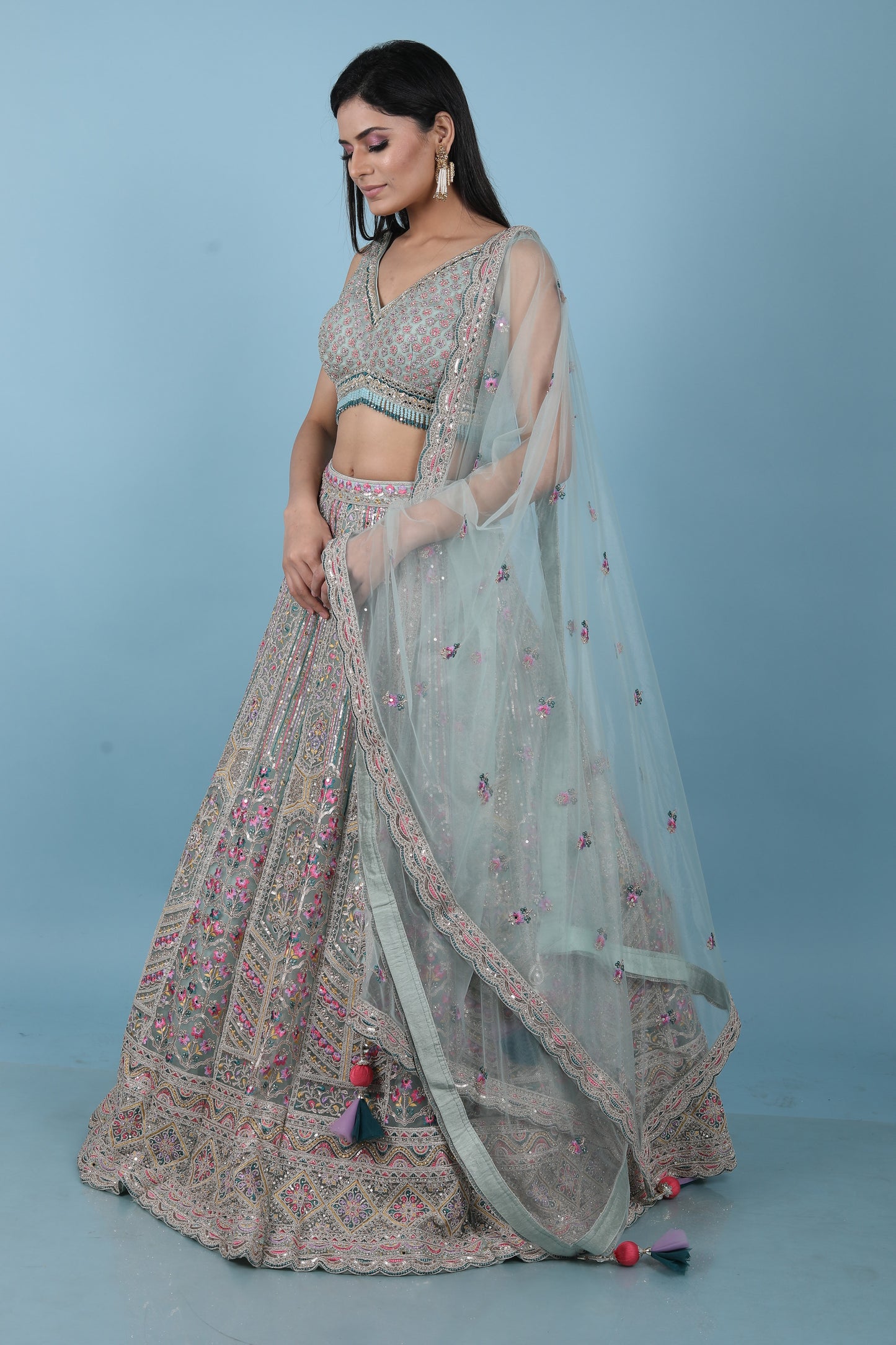 Party Wear Lehenga D-237