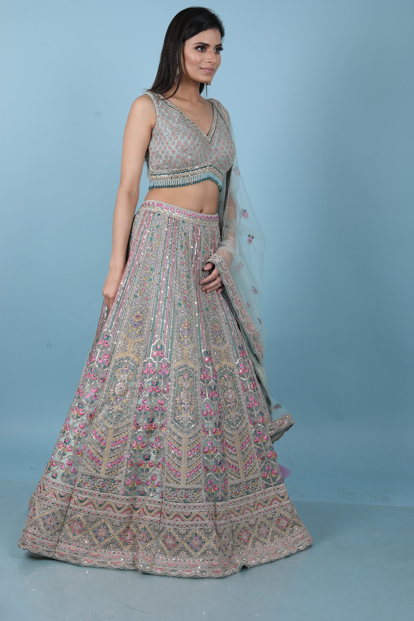 Party Wear Lehenga D-237