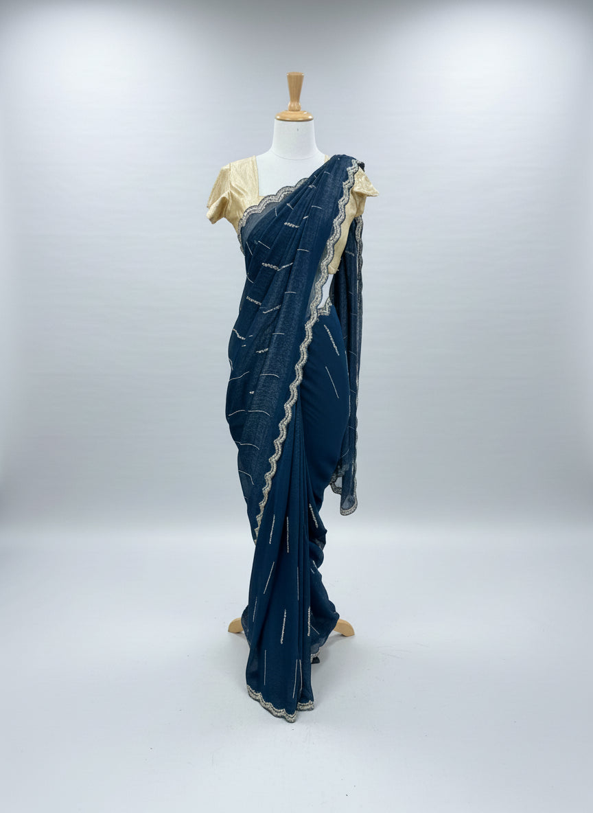 Party Wear Saree- A510027S