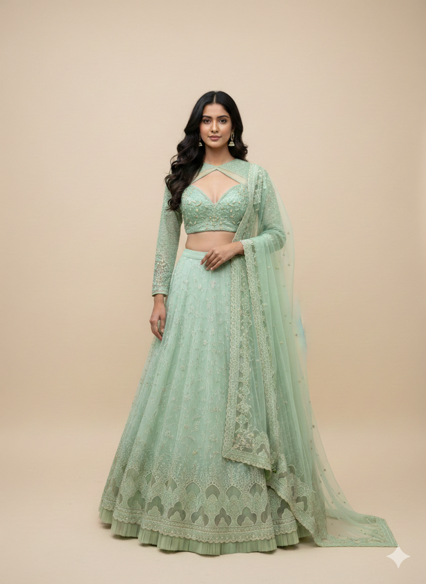 Party Wear Lehenga D-205