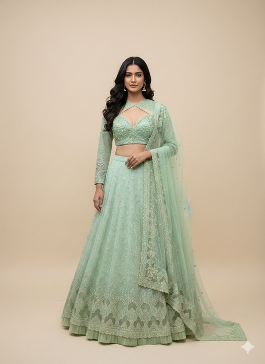 Party Wear Lehenga D-205