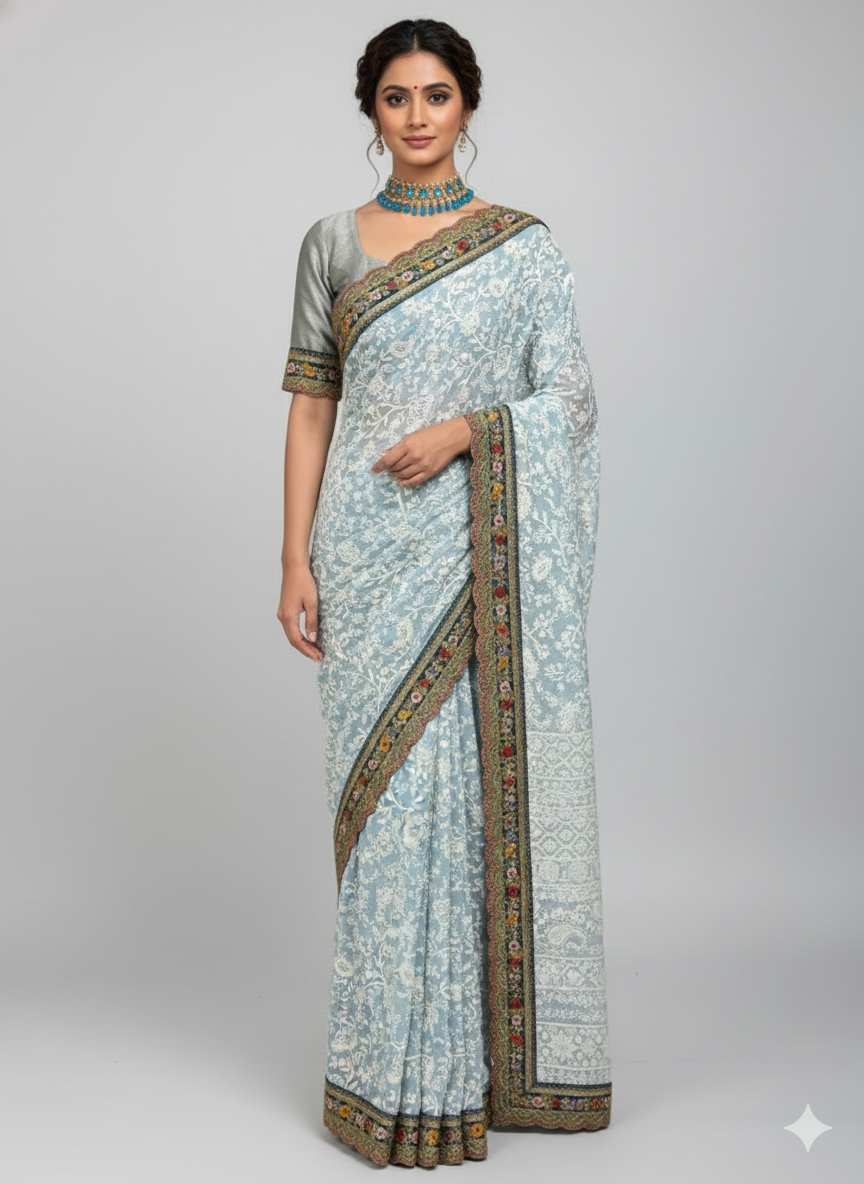 Party Wear Saree D-133