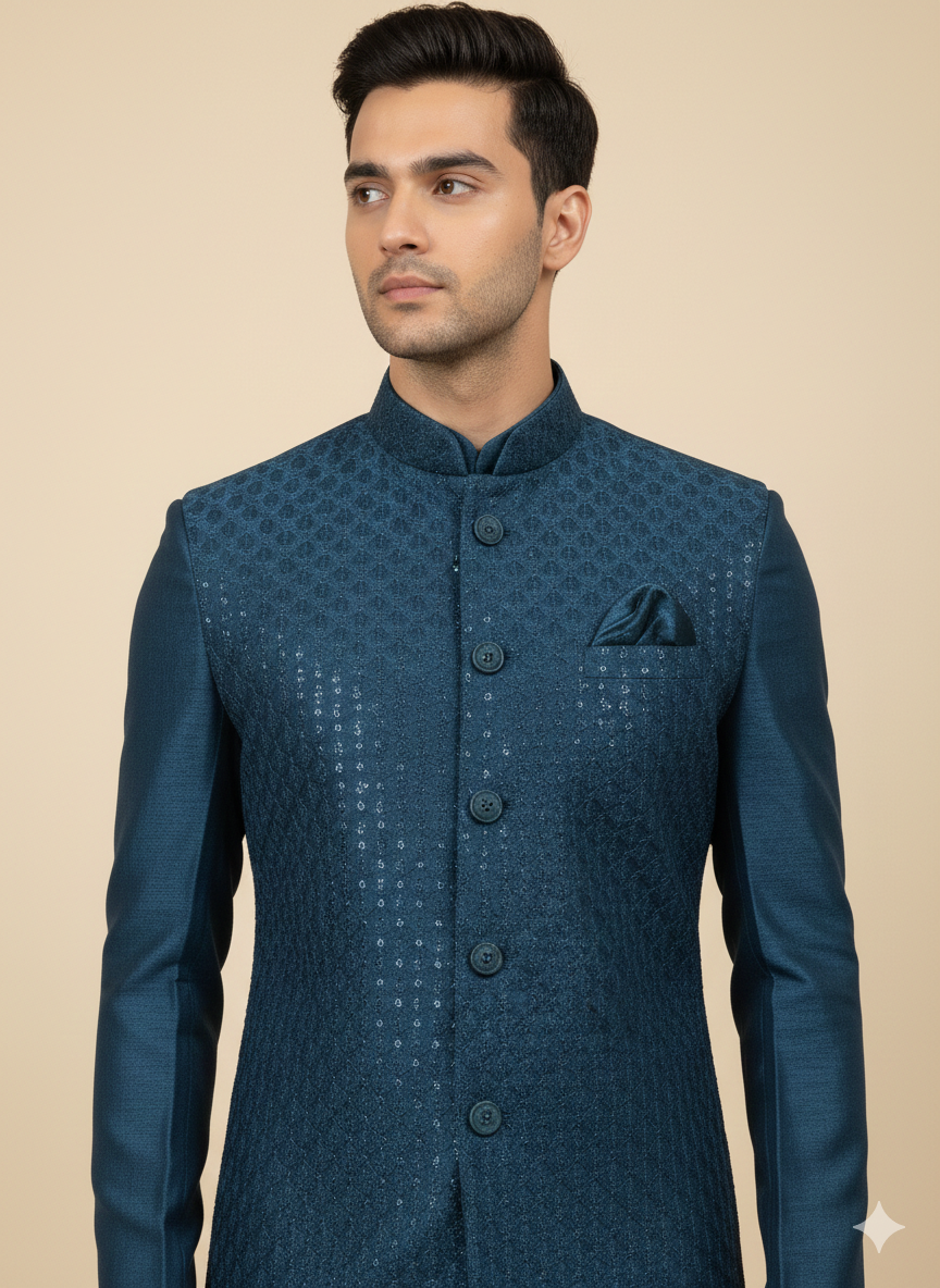 Mens Kurta Vest Set U2-S52