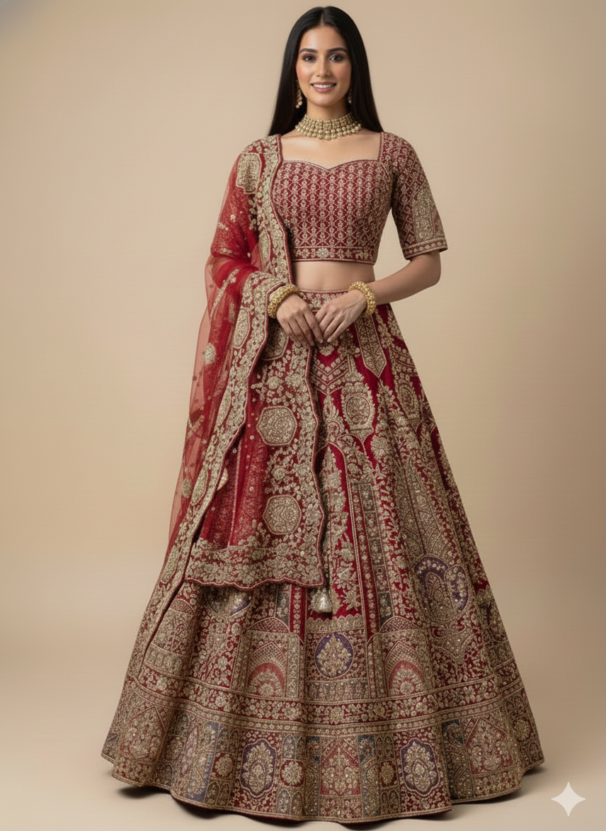 Bridal Lehenga BL - 492