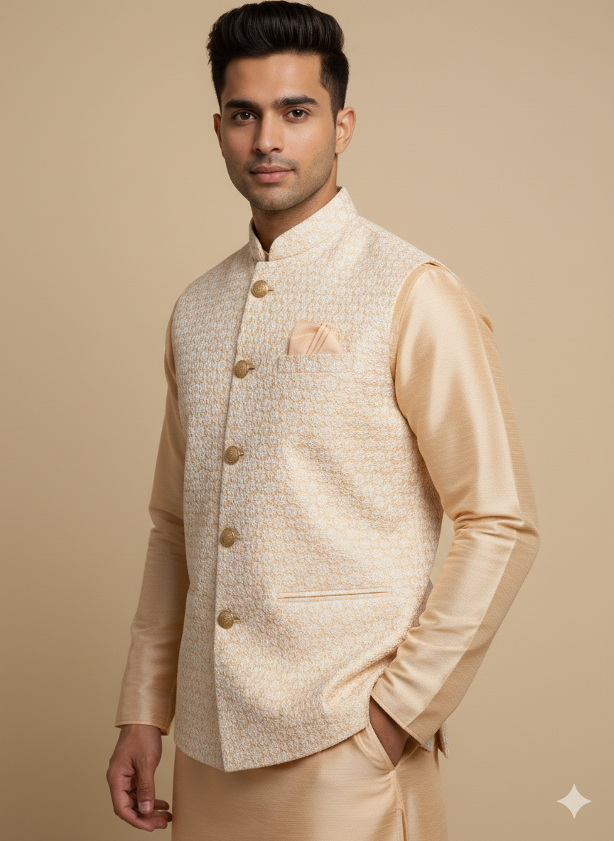 Mens Kurta Vest Set S1216