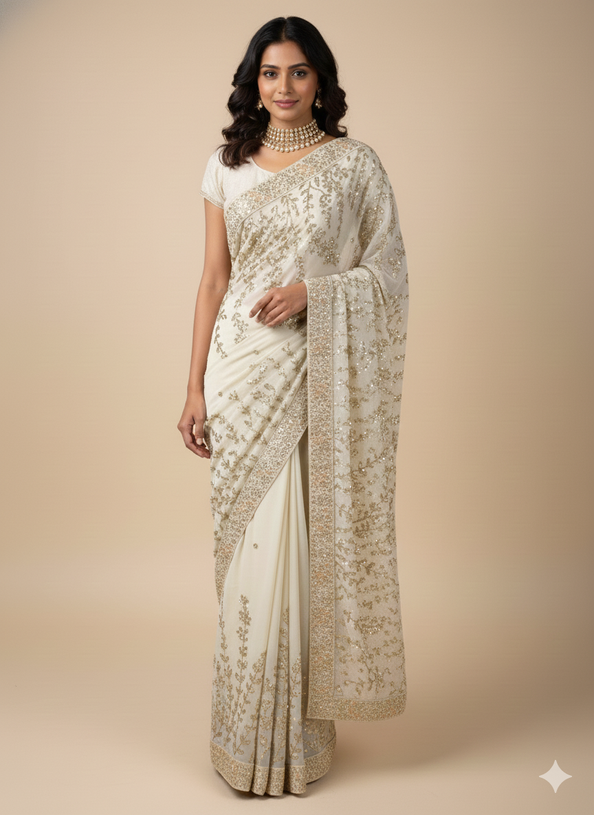 Party Wear Saree D-087