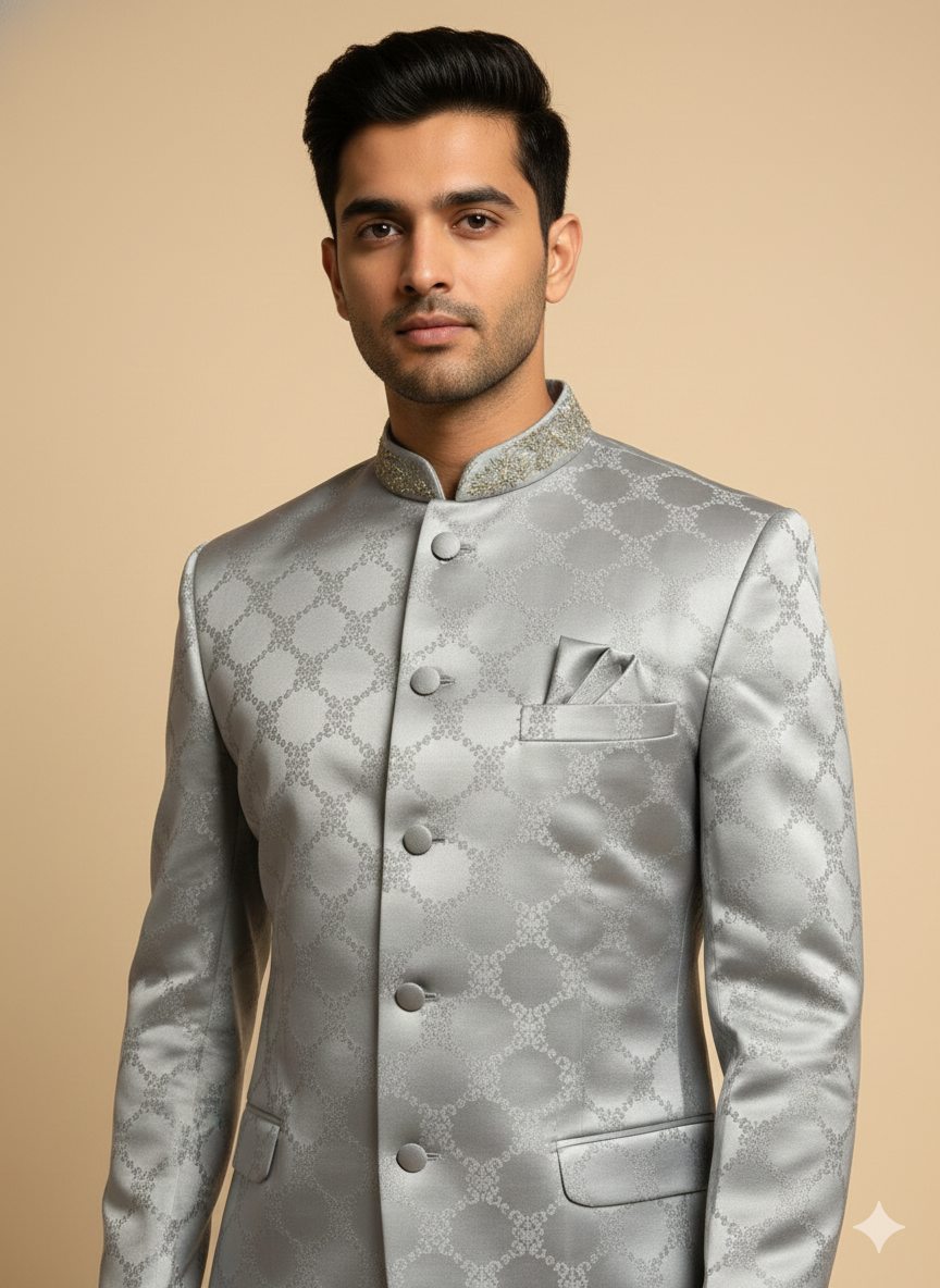 Grey Bandhgala M1839