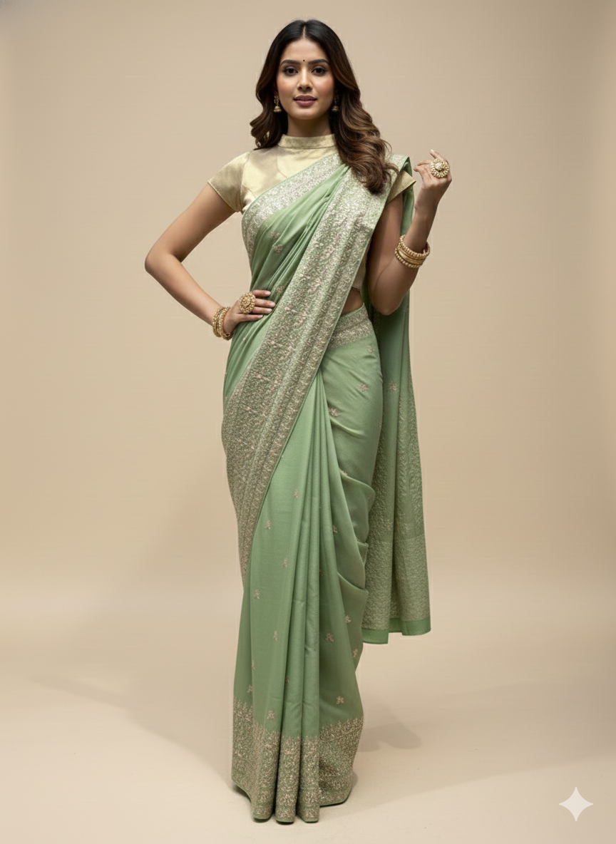 Party Wear Saree D-186