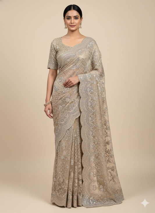 Partywear Saree- P330022S