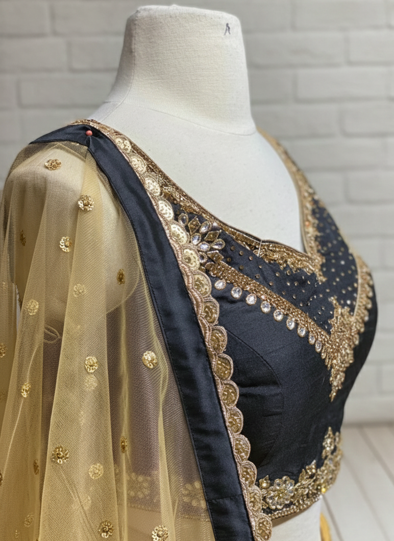 Bright Gold Bridesmaids Lehenga BML-019/213