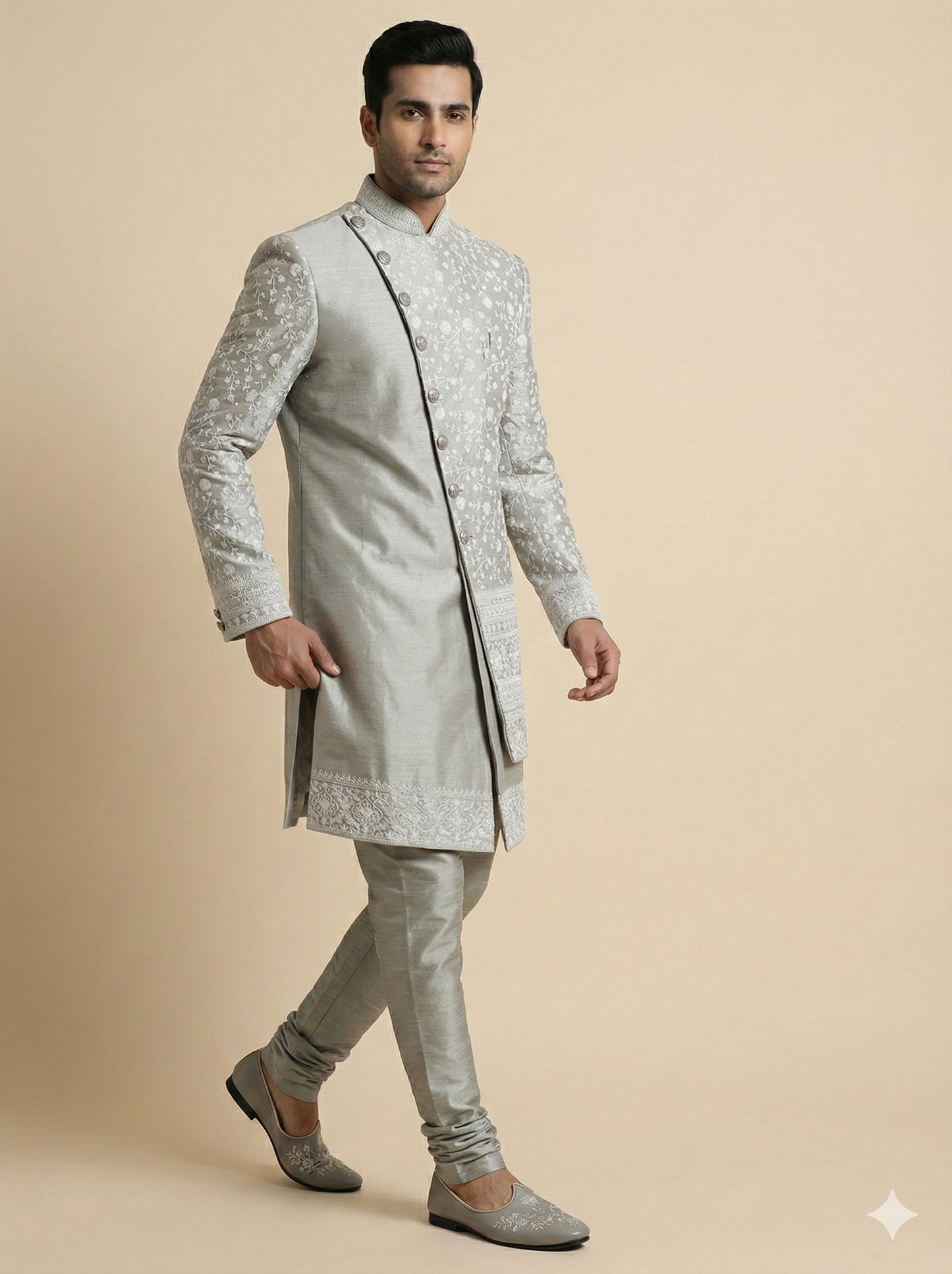 Mens Asymmetric Sherwani U2-S64