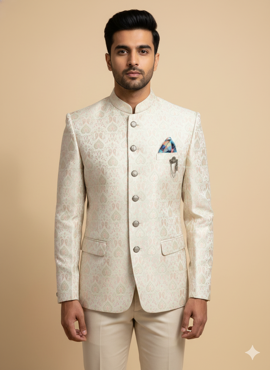 Brocade Bandhgala U2-S46