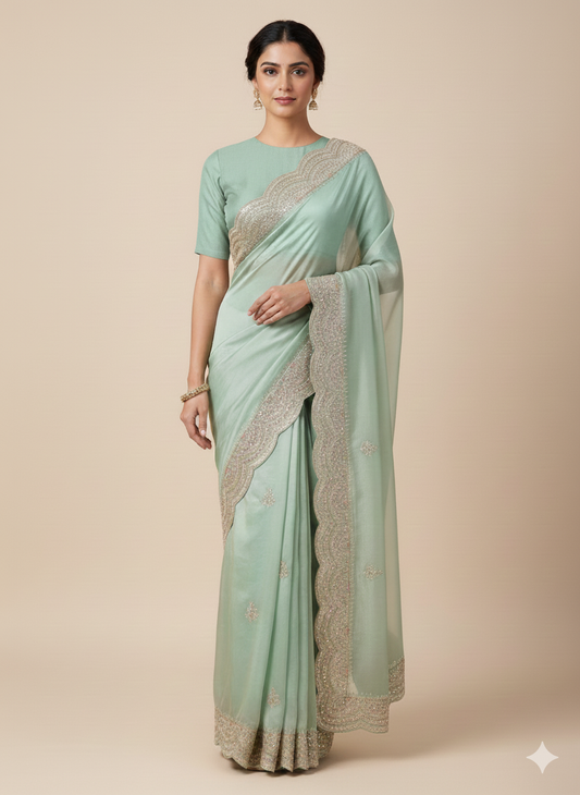 Partywear Saree- M530023S