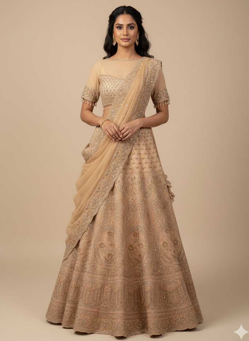 MistyRose Bridal Lehenga BL-048