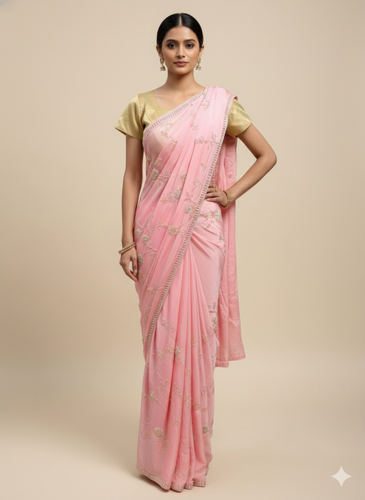 Party Wear Saree D-188