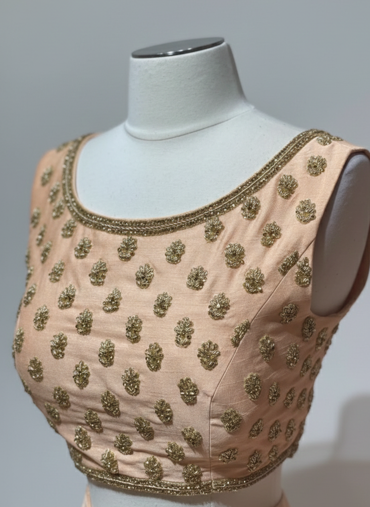 Peach Bridesmaids Lehenga BML-005