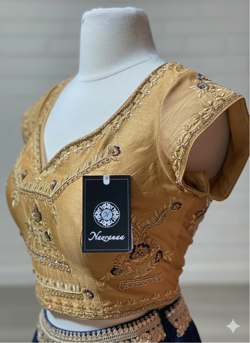 Navy Blue Bridesmaids Lehenga BML-014