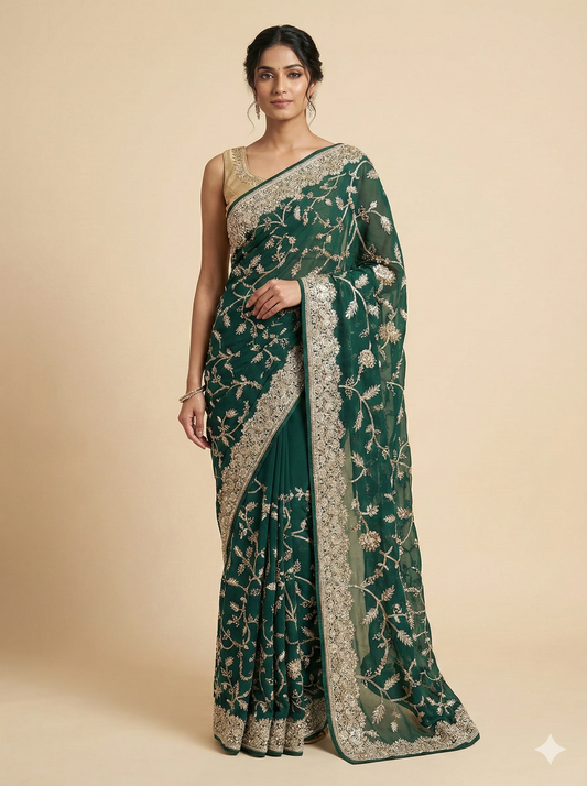 Partywear Saree- S1130007S
