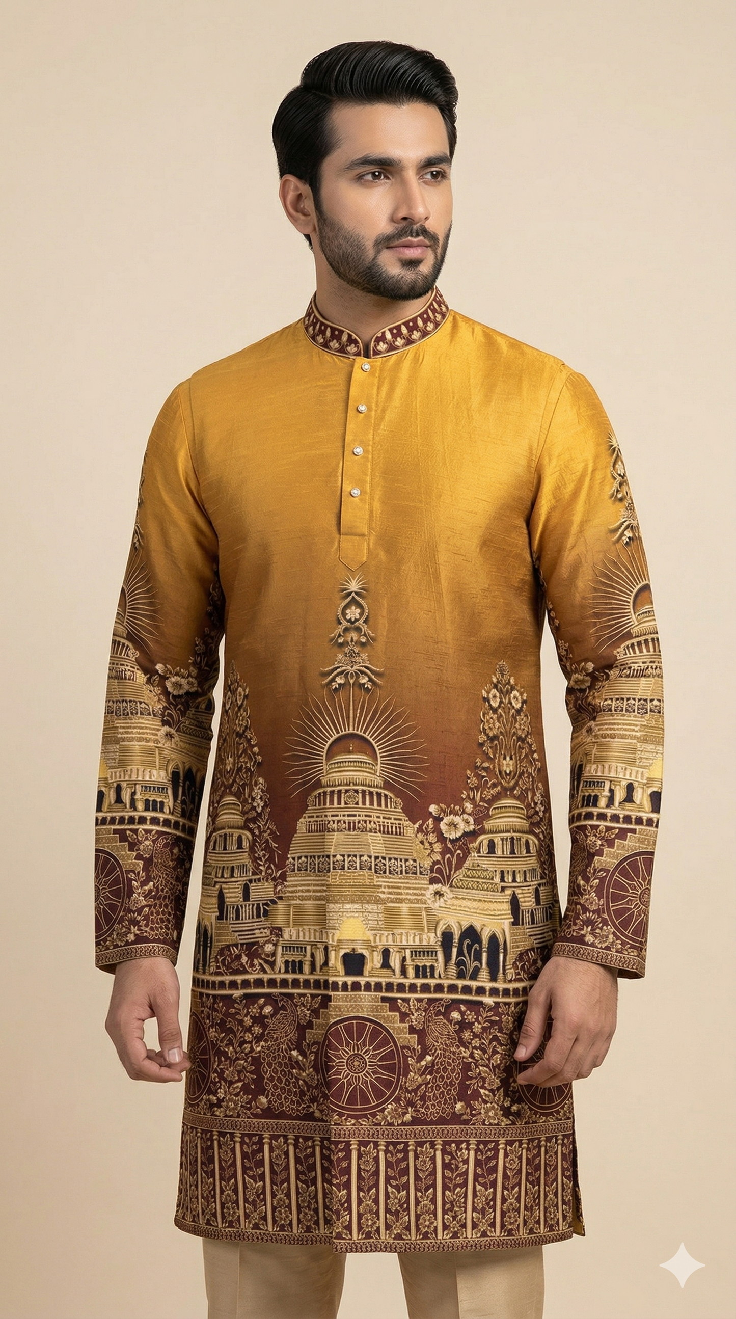 SUN TEMPLE, KONARK - KURTA PAJAMA SET