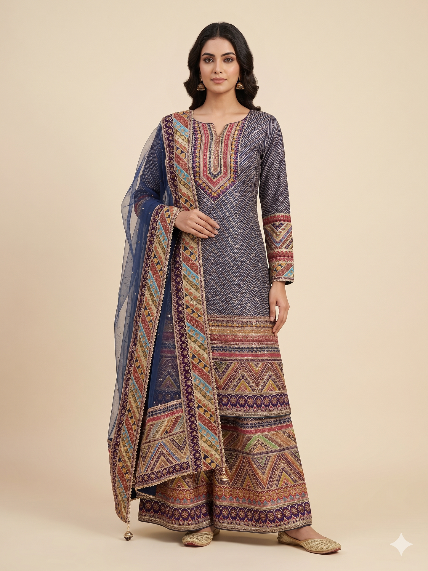 Partywear Suit D-086