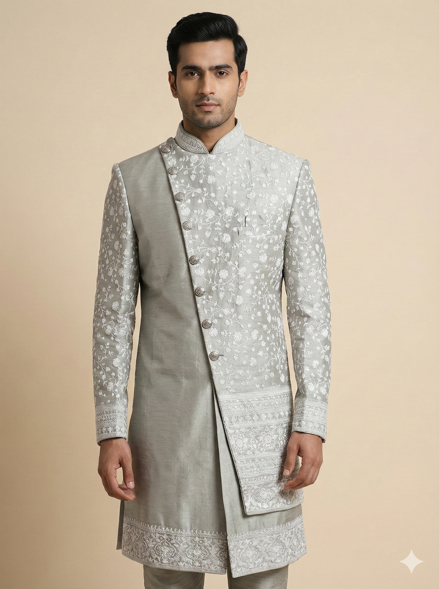 Mens Asymmetric Sherwani U2-S64