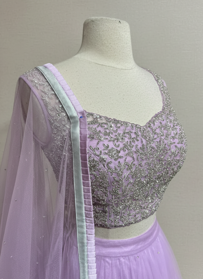 Lilac Purple Bridesmaids Lehenga BML-027/231