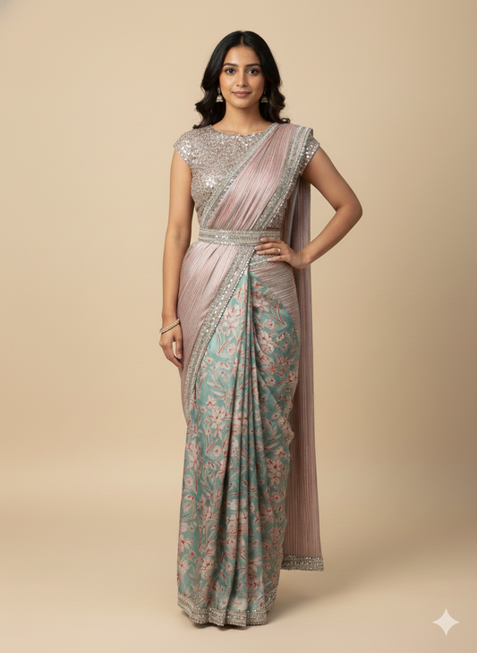 Partywear Saree- 1001325