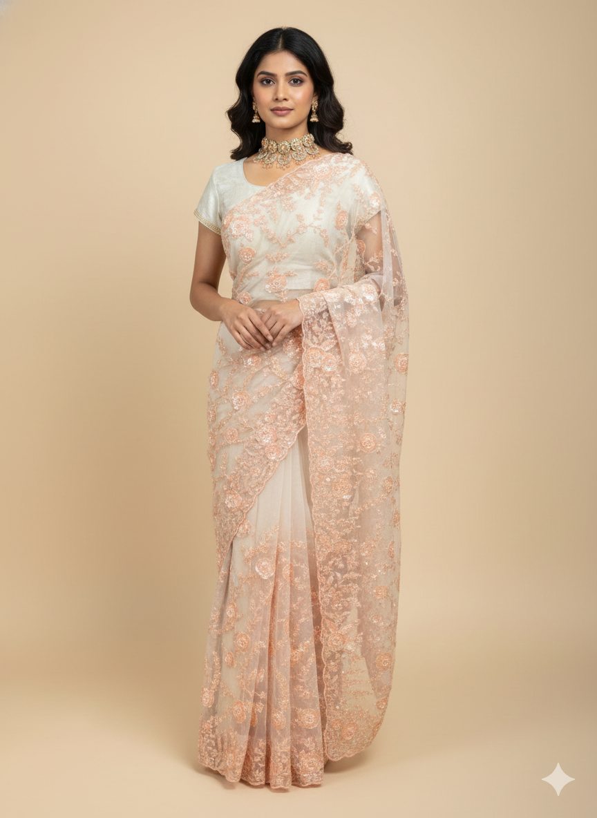 Party Wear Saree D-095